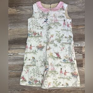 Girl's Vintage Peter Rabbit Cotton Dress - 8